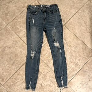 SONG curvy high rise skinny ankle jeans. Size 7/28